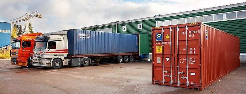 Delivery of cargoes from China