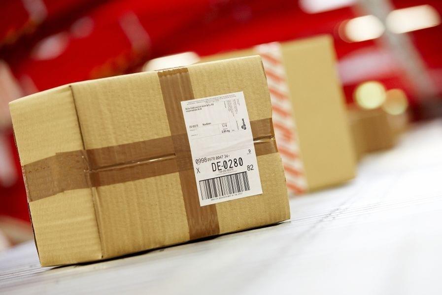 Delivery of parcels from China